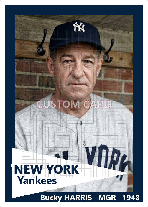Bucky Harris - 1948 New York Yankees - choose a size & style