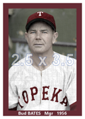 Bud Bates - 1956 Topeka Hawks - choose a size & style