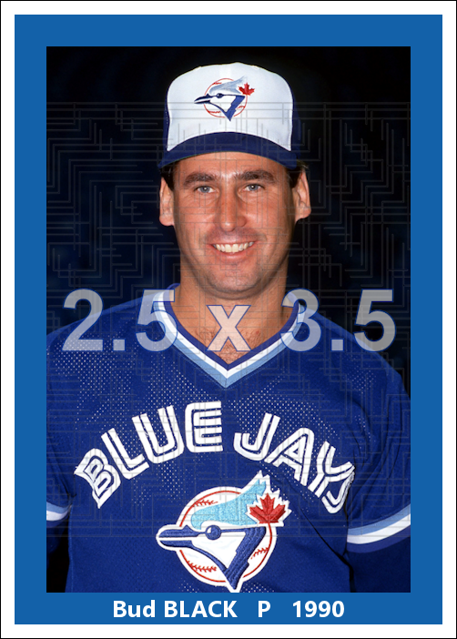 Bud Black - 1990 Toronto Blue Jays - choose a size & style