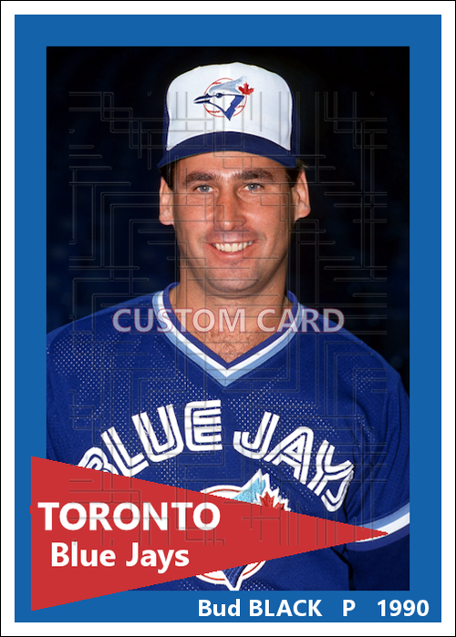 Bud Black - 1990 Toronto Blue Jays - choose a size & style