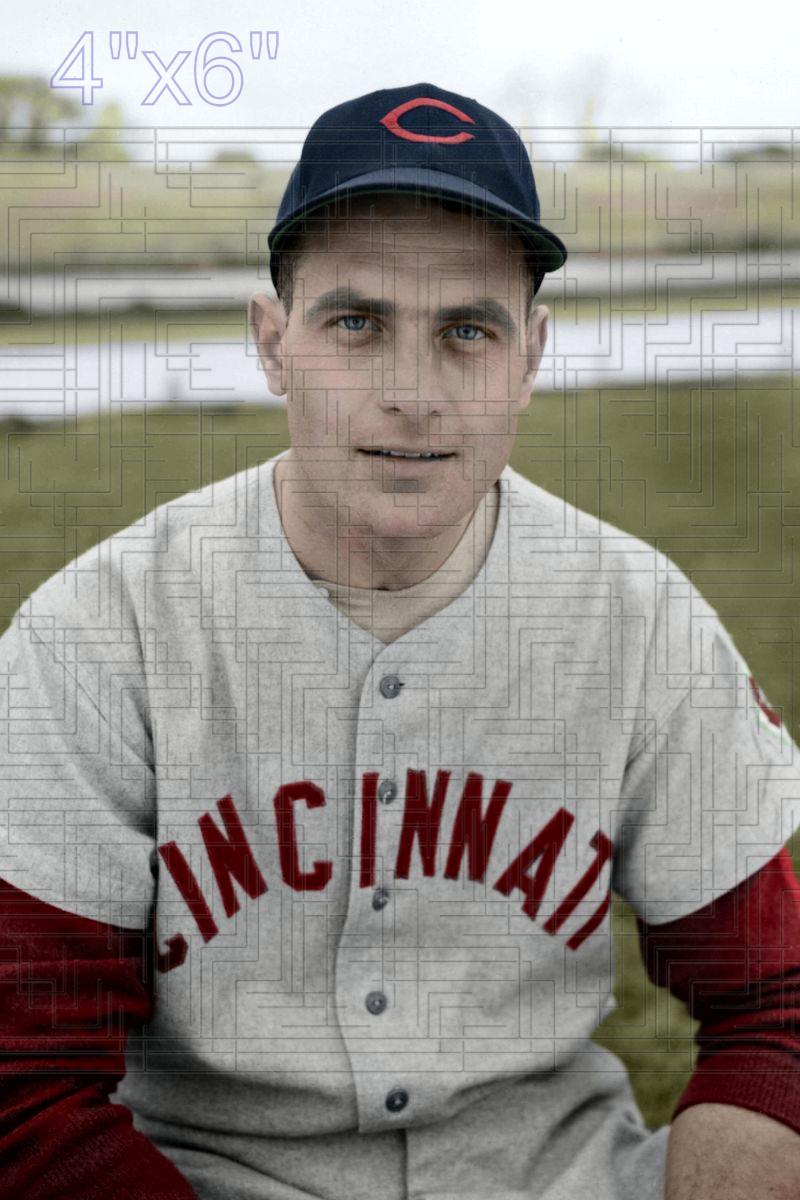 Bud Byerly - 1951 Cincinnati Reds - choose a size & style