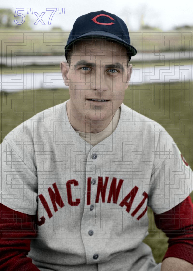 Bud Byerly - 1951 Cincinnati Reds - choose a size & style