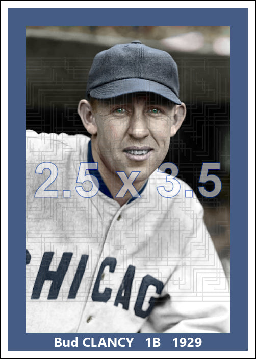 Bud Clancy - 1929 Chicago White Sox - choose a size & style