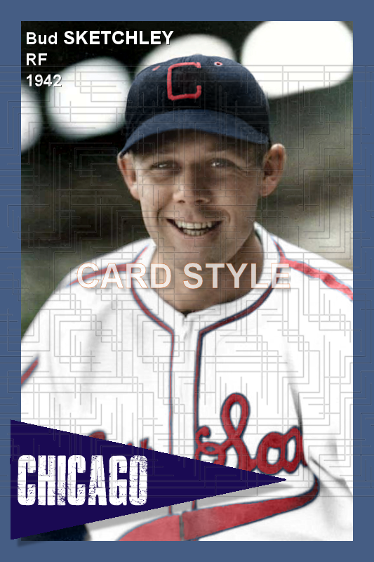 Bud Sketchley - 1942 Chicago White Sox - choose a size & style