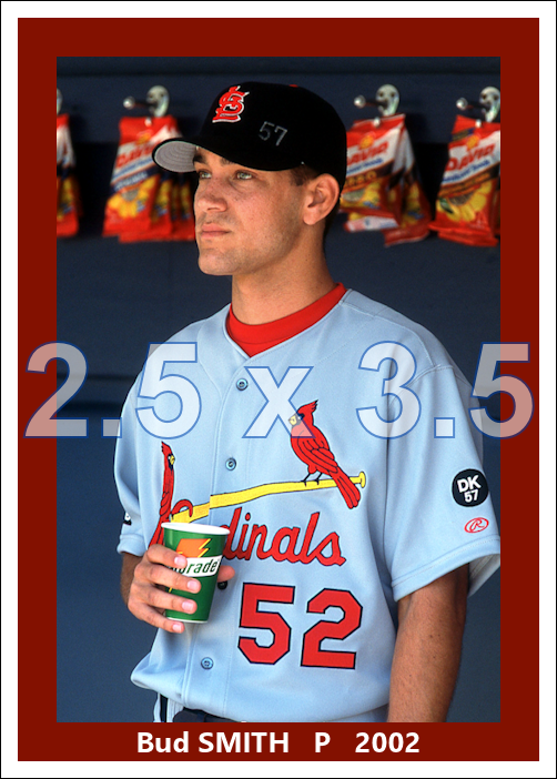 Bud Smith - 2002 St. Louis Cardinals - choose a size & style