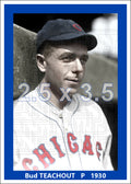 Bud Teachout - 1930 Chicago Cubs - choose a size & style