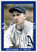 Bud Thomas - 1937-39 Philadelphia Athletics - choose a size & style