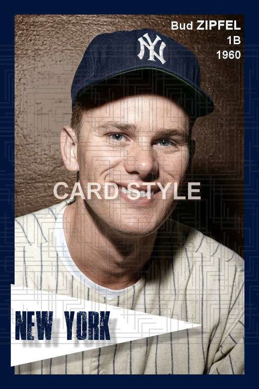 Bud Zipfel - 1960 New York Yankees - choose a size & style