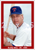 Buddy Bell - 1989 Texas Rangers - choose a size & style