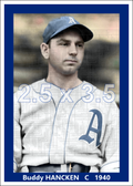 Buddy Hancken - 1940 Philadelphia Athletics - choose a size & style
