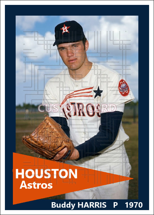 Buddy Harris - 1970 Houston Astros - choose a size & style