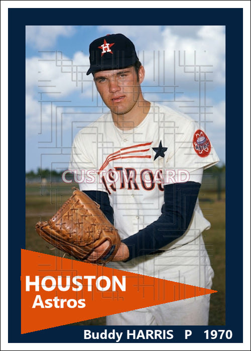 Buddy Harris - 1970 Houston Astros - choose a size & style