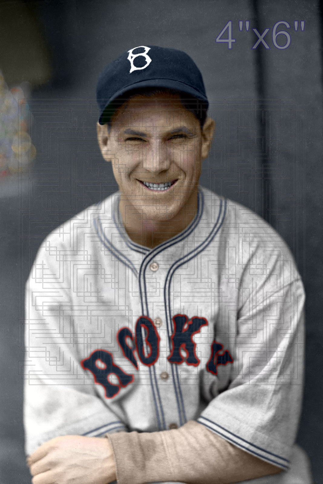 Buddy Hassett - 1936 Brooklyn Dodgers - choose a size & style