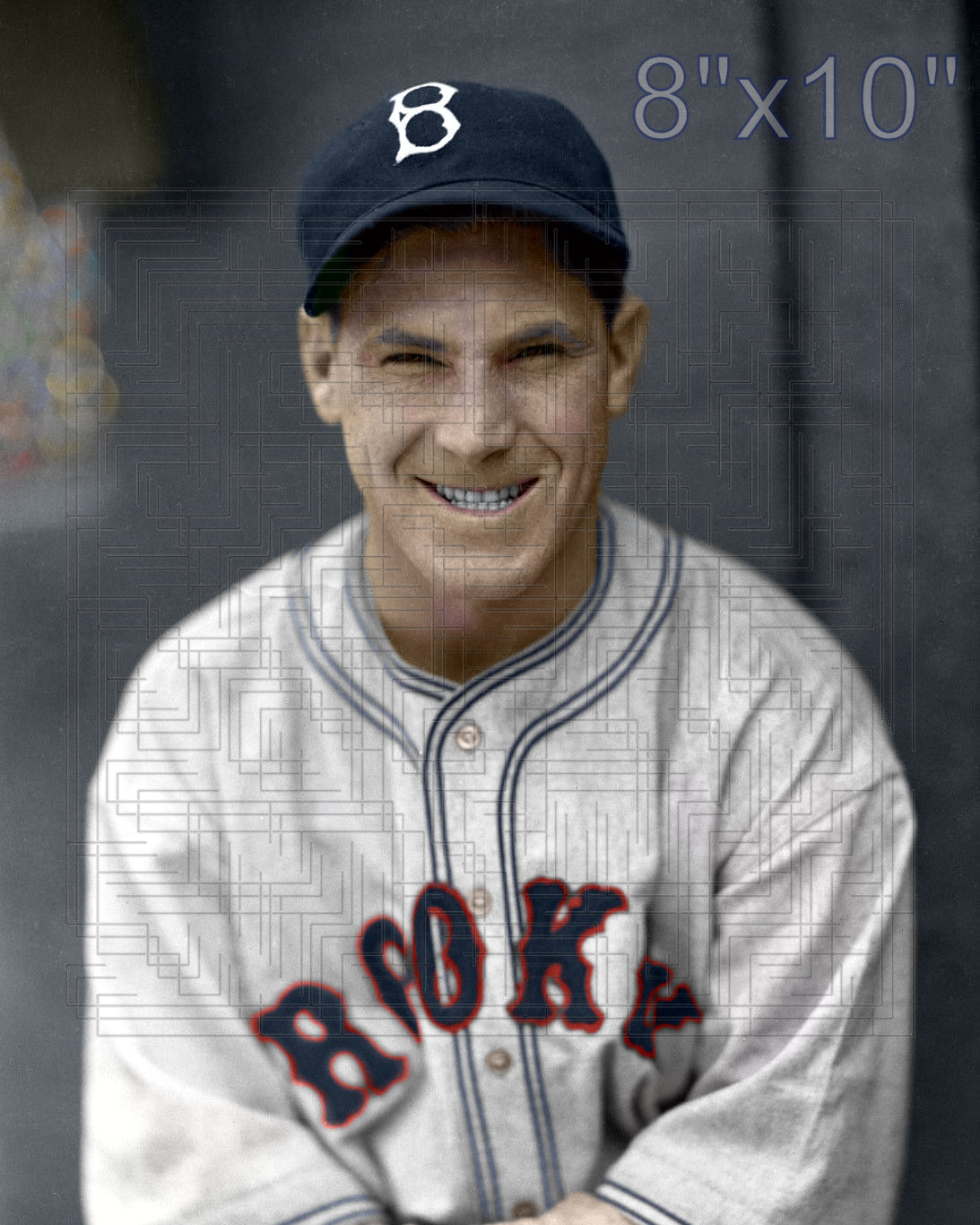 Buddy Hassett - 1936 Brooklyn Dodgers - choose a size & style