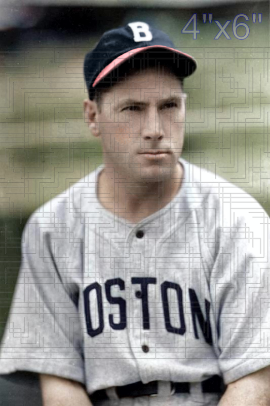 Buddy Hassett - 1940 Boston Bees - choose a size & style