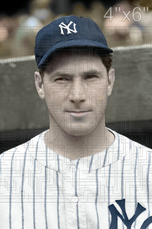 Buddy Hassett - 1942 New York Yankees - choose a size & style