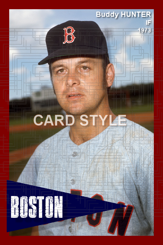 Buddy Hunter - 1973 Boston Red Sox - choose a size & style