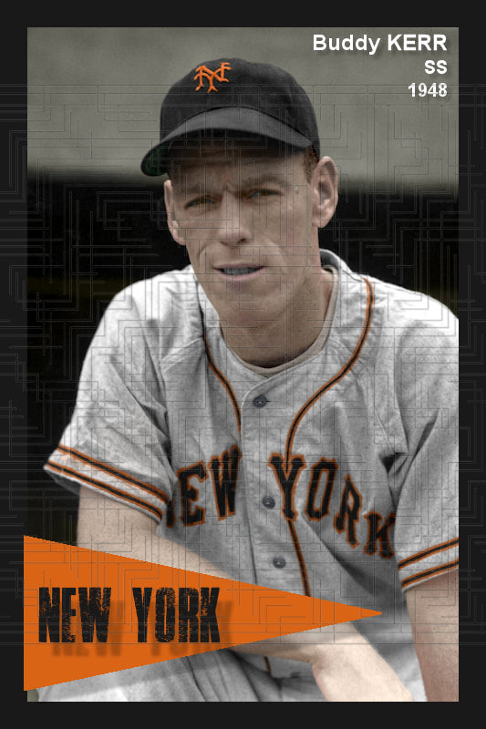 Buddy Kerr - 1948 New York Giants - choose a size & style