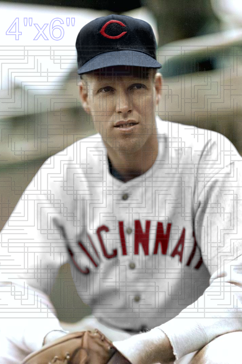 Buddy Lively - 1947 Cincinnati Reds - choose a size & style