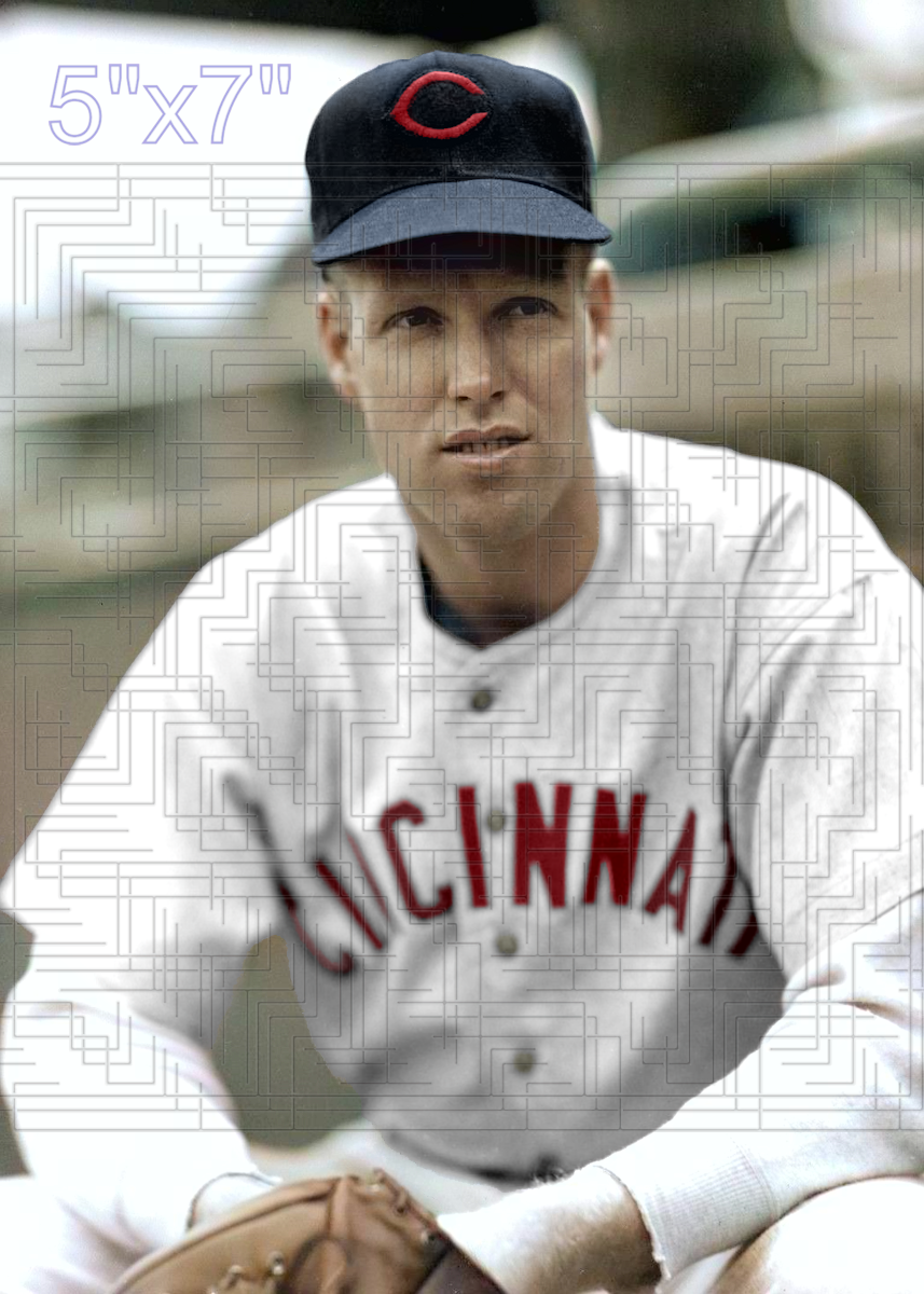 Buddy Lively - 1947 Cincinnati Reds - choose a size & style
