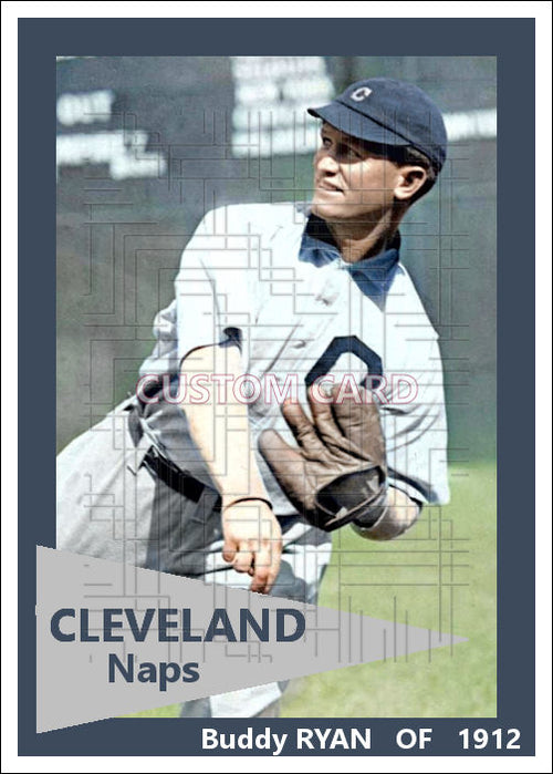 Buddy Ryan - 1912 Cleveland Naps - choose a size & style