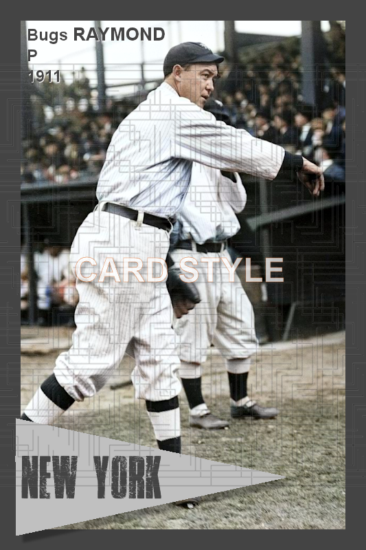 Bugs Raymond - 1911 New York Giants - choose a size & style