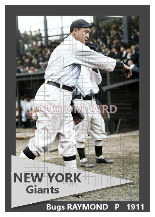 Bugs Raymond - 1911 New York Giants - choose a size & style