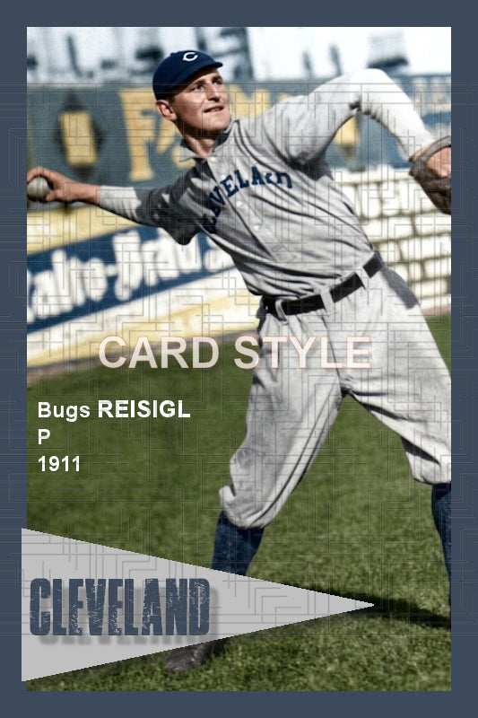 Bugs Reisigl - 1911 Cleveland Naps - choose a size & style