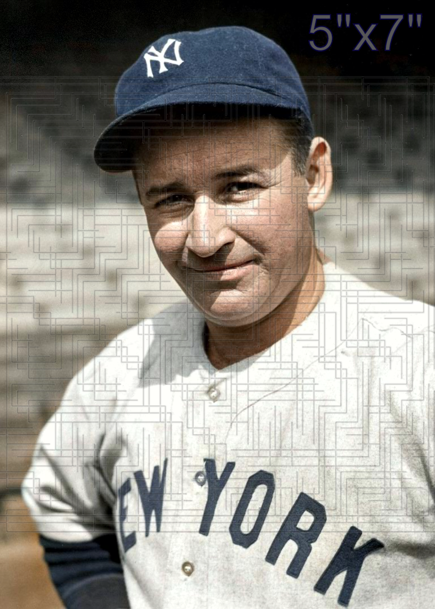 Bump Hadley - 1940 New York Yankees - choose a size & style