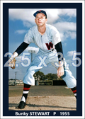 Bunky Stewart - 1955 Washington Senators - choose a size & style