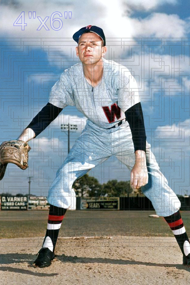 Bunky Stewart - 1955 Washington Senators - choose a size & style