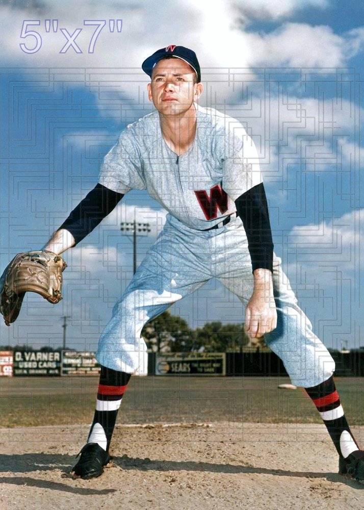 Bunky Stewart - 1955 Washington Senators - choose a size & style