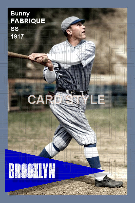 Bunny Fabrique - 1917 Brooklyn Robins - choose a size & style