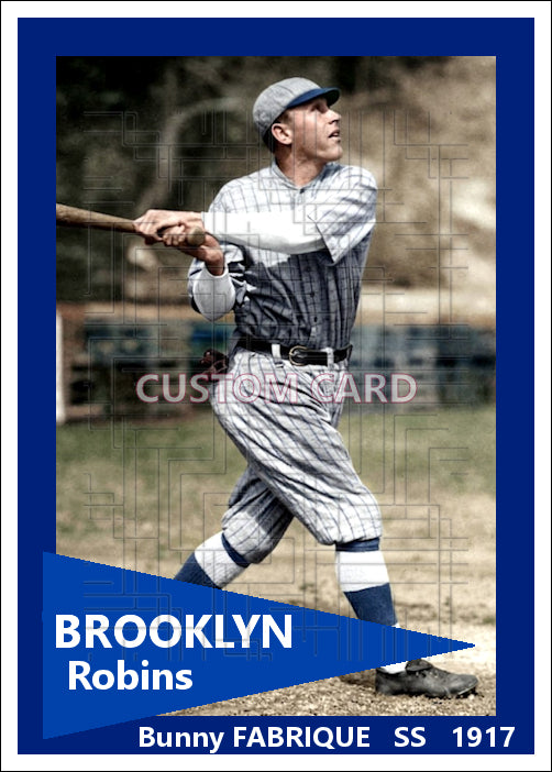Bunny Fabrique - 1917 Brooklyn Robins - choose a size & style