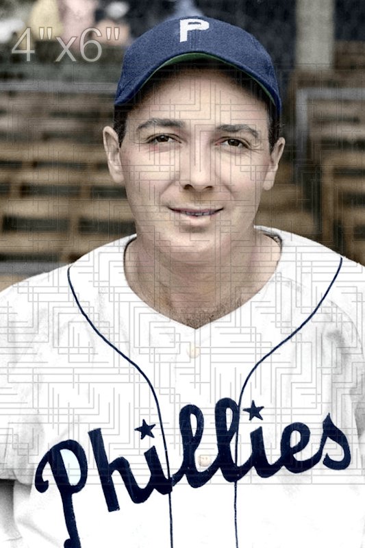Buster Adams - 1944 Philadelphia Phillies - choose a size & style