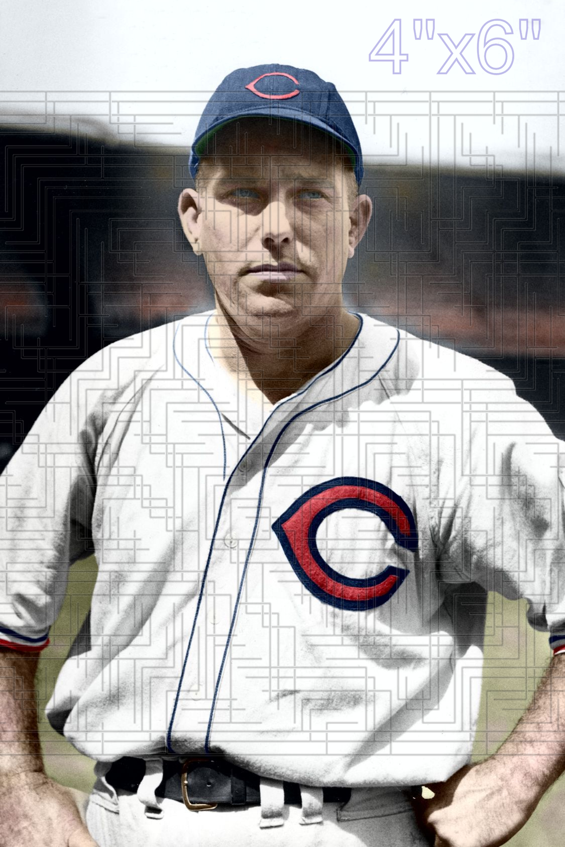 Buster Mills - 1942 Cleveland Indians - choose a size & style