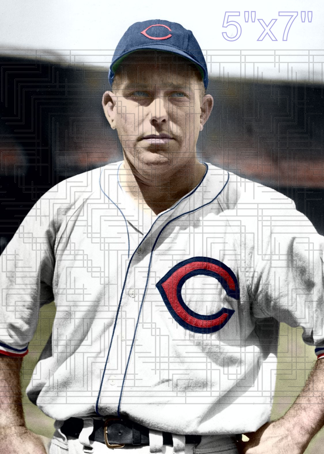 Buster Mills - 1942 Cleveland Indians - choose a size & style