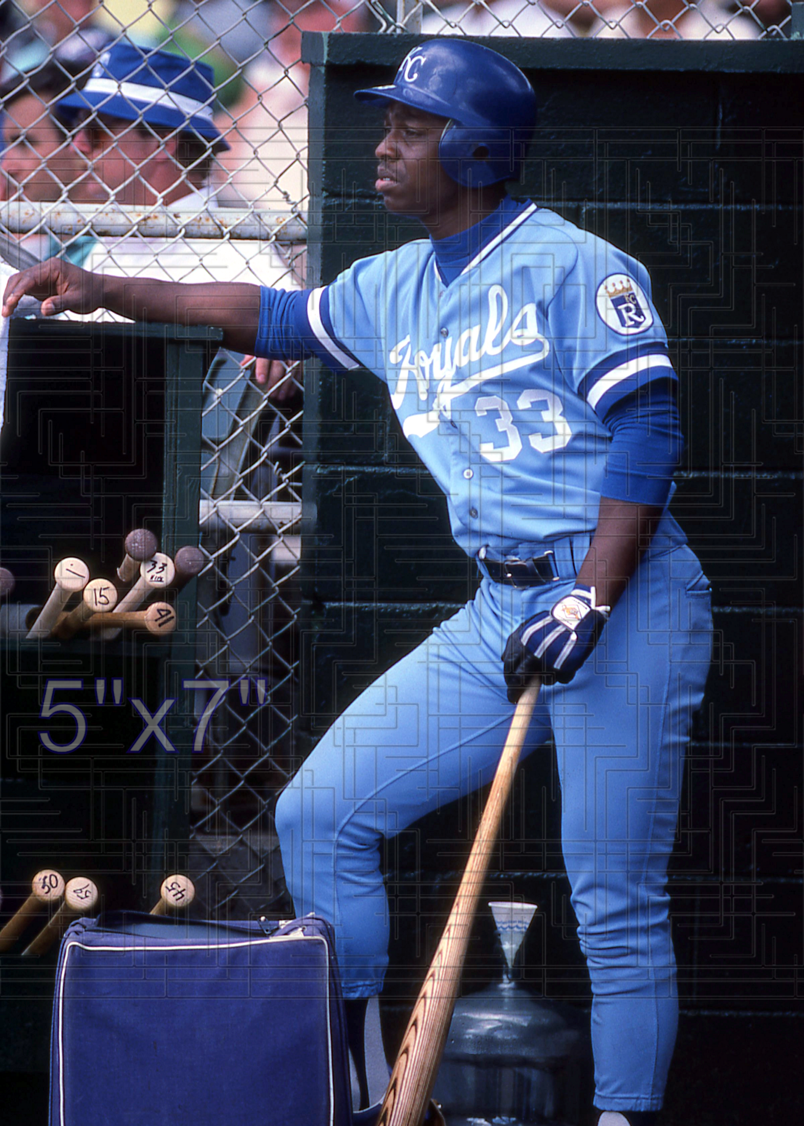 Butch Davis - 1985 Kansas City Royals - choose a size & style