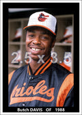 Butch Davis - 1988 Baltimore Orioles - choose a size & style