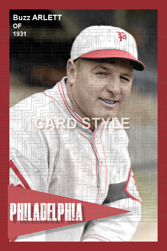 Buzz Arlett - 1931 Philadelphia Phillies - choose a size & style