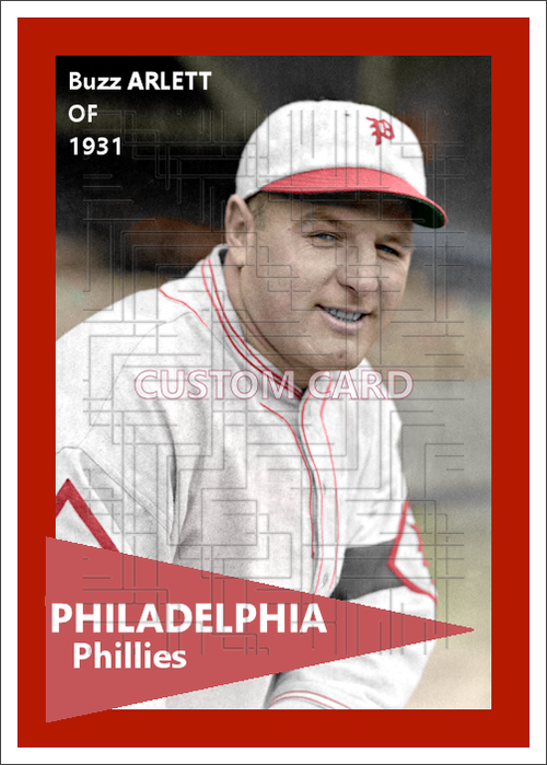 Buzz Arlett - 1931 Philadelphia Phillies - choose a size & style