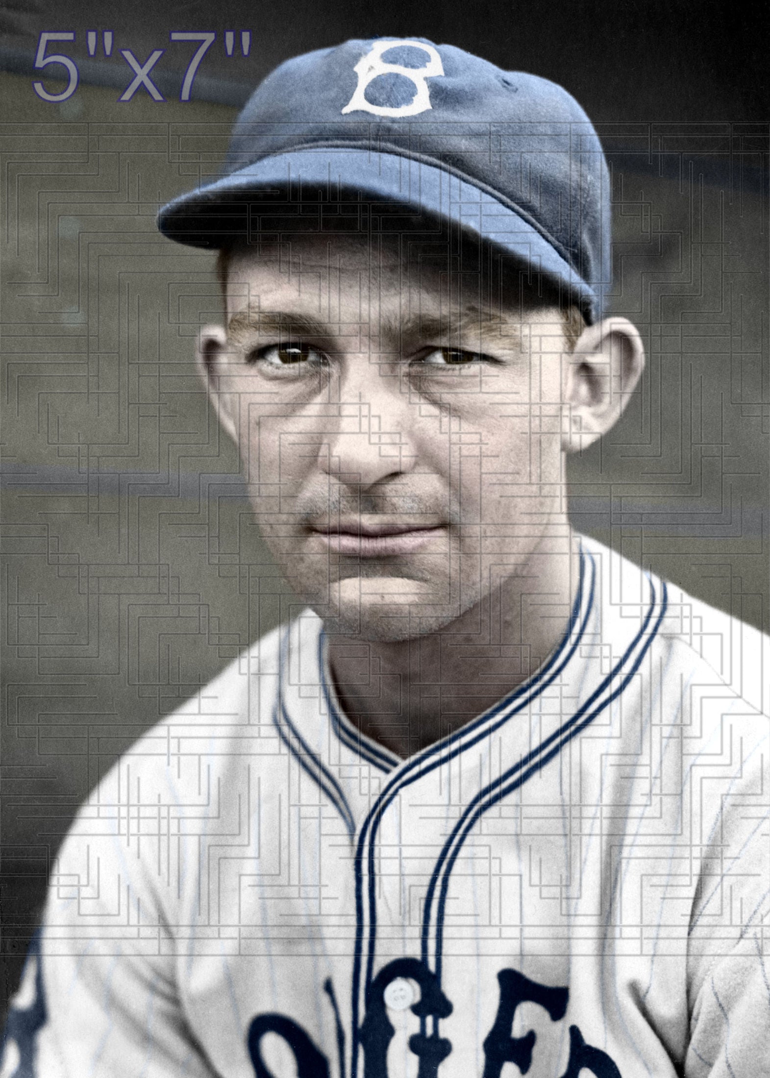 Buzz Boyle - 1934 Brooklyn Dodgers - choose a size & style