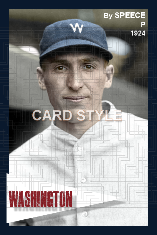 By Speece - 1924 Washington Senators - choose a size & style