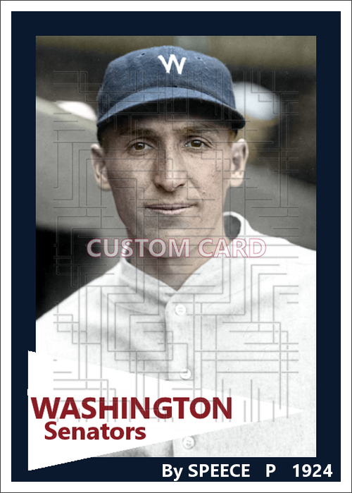 By Speece - 1924 Washington Senators - choose a size & style