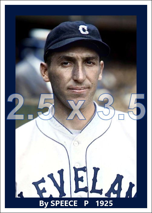 By Speece - 1925 Cleveland Indians - choose a size & style