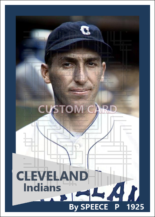 By Speece - 1925 Cleveland Indians - choose a size & style