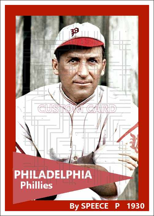 By Speece - 1930 Philadelphia Phillies - choose a size & style