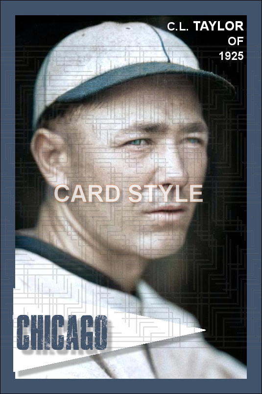 C.L. Taylor - 1925 Chicago Cubs - choose a size & style