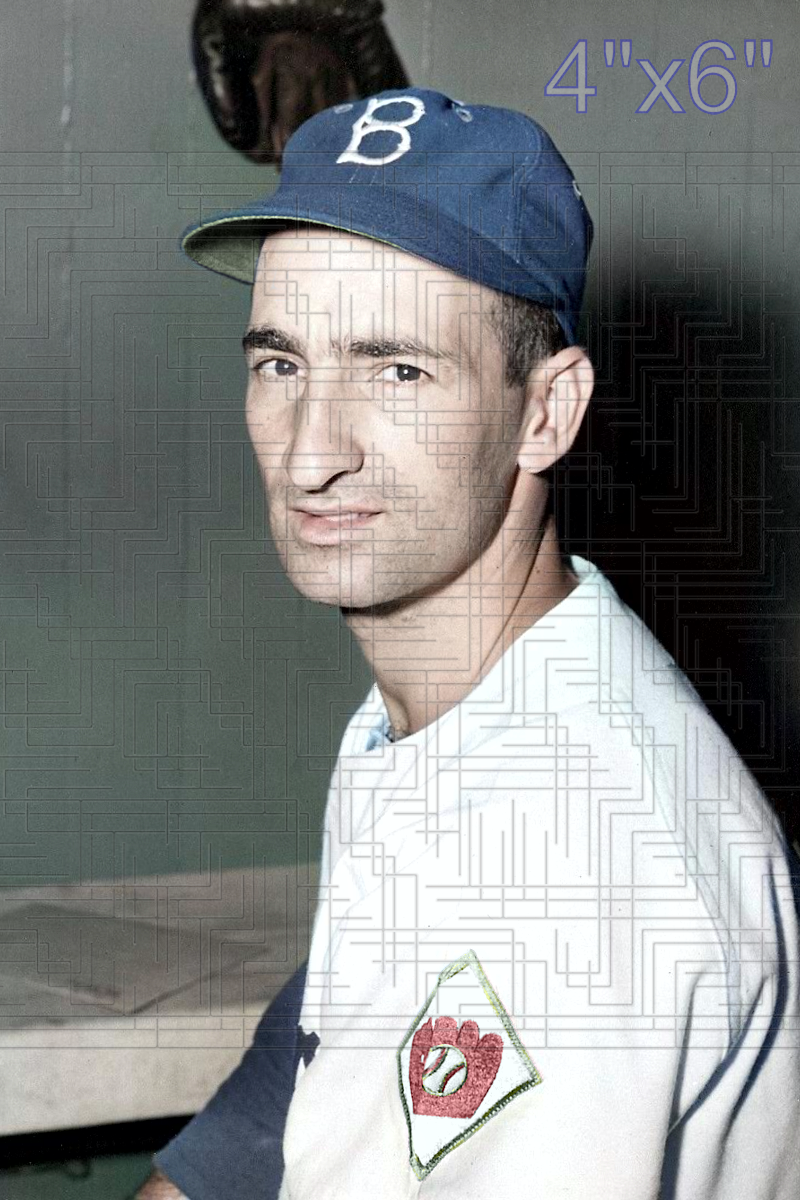 Cal Abrams - 1951 Brooklyn Dodgers - choose a size & style