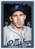 Cal McLish - 1947 Pittsburgh Pirates - choose a size & style